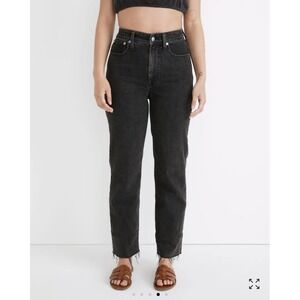 Madewell Women's Black Straight Leg Jeans